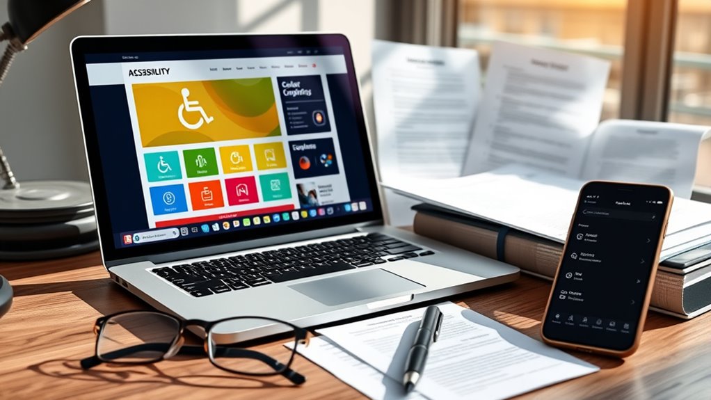 accessible compliant blog design