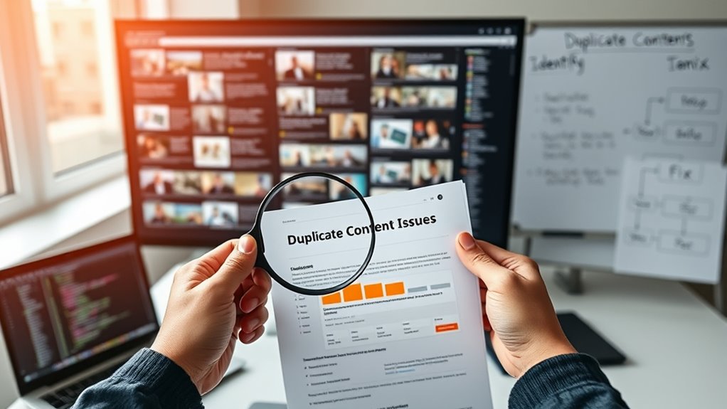 duplicate content detection and resolution