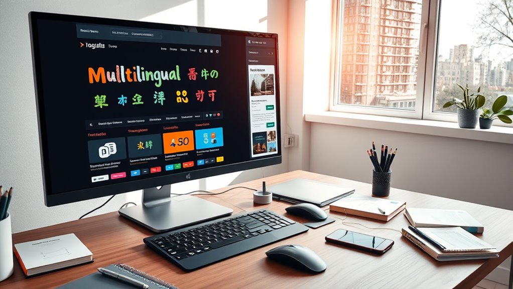 multilingual blogging platform integration