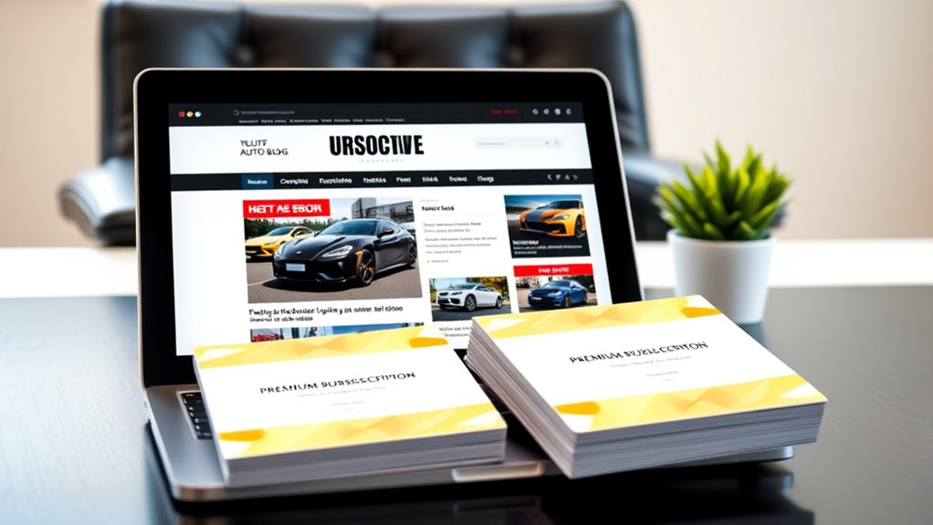 premium blogging subscription options