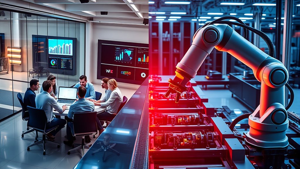 compare outsourcing versus automation