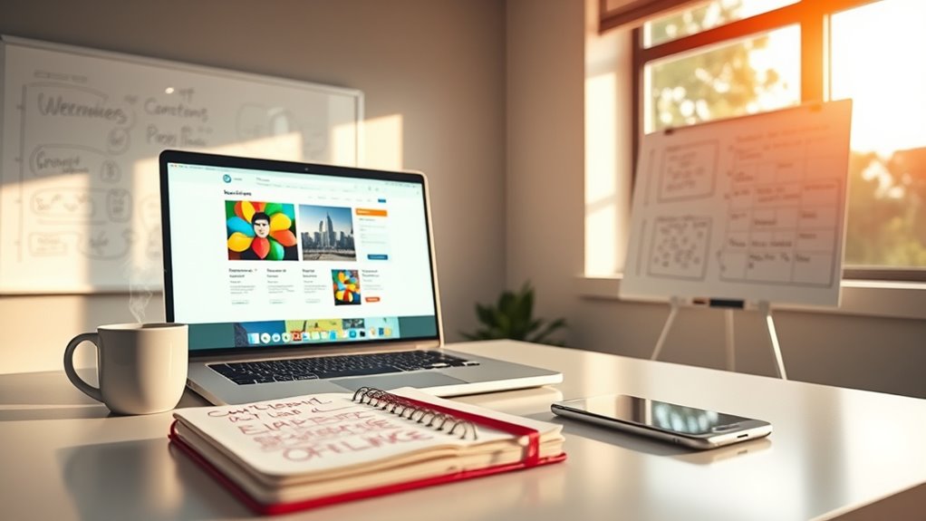 create blog based online course