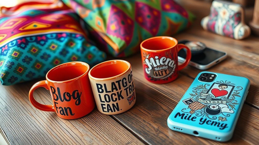 custom blog fan merchandise