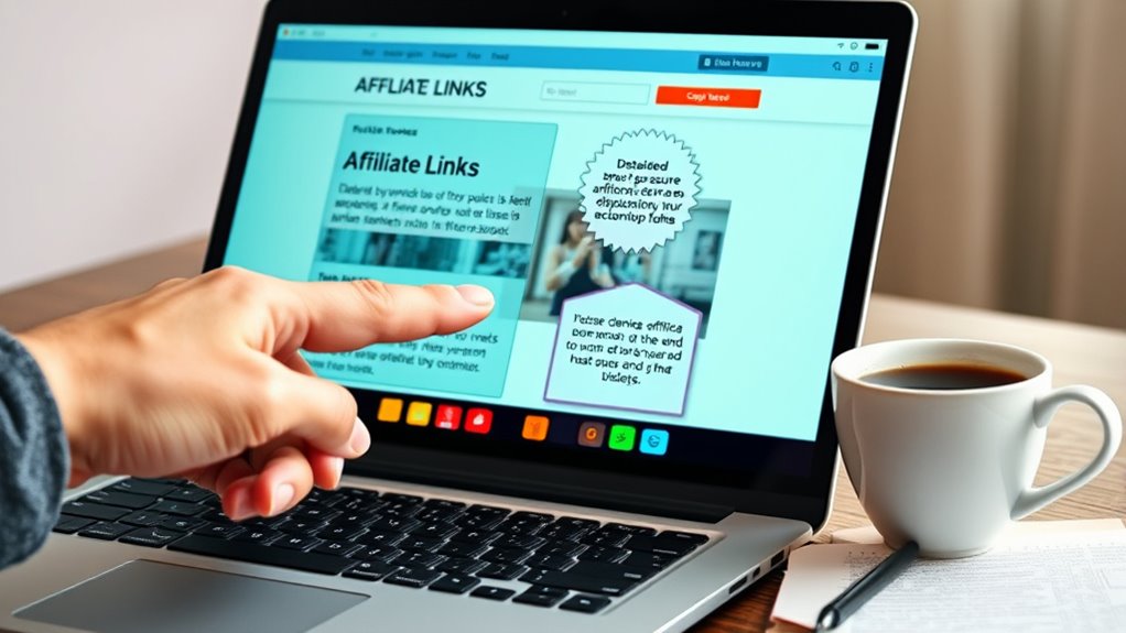 disclose affiliate and sponsorships