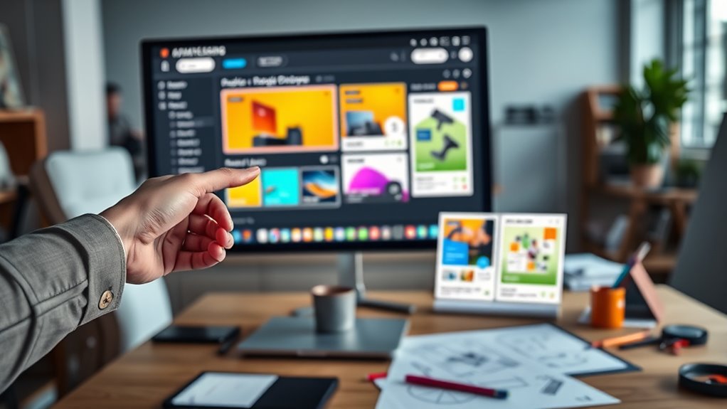 optimize ad visual hierarchy