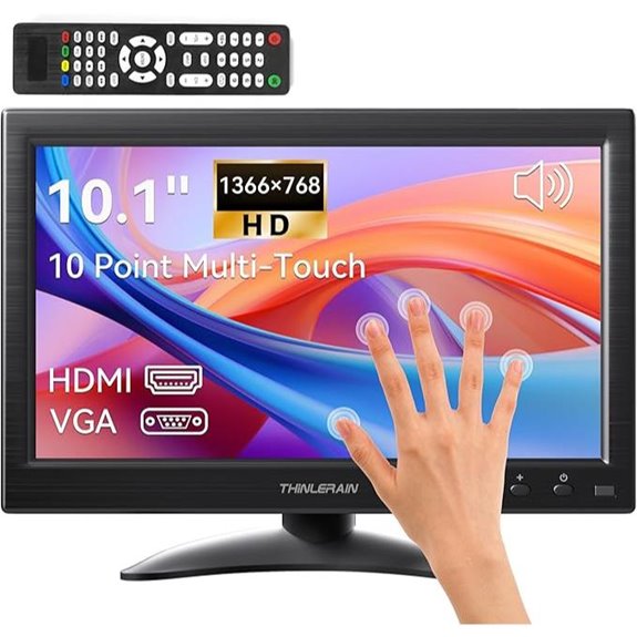 10.1 Inch Touchscreen Monitor with HDMI VGA BNC