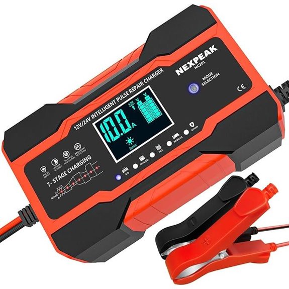 NEXPEAK NC201 10-Amp Automatic Battery Charger
