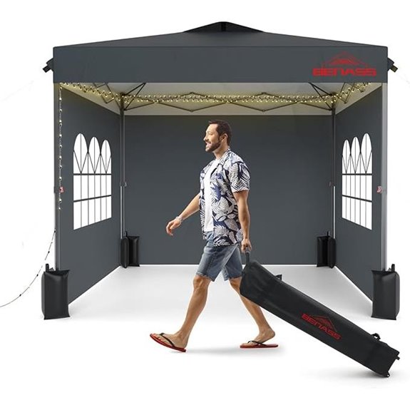 10x10 Pop Up Canopy with Sidewalls