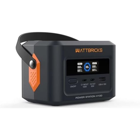 Portable 120W Power Station with USB-C and Solar