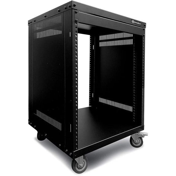AxcessAbles 12U AV Equipment Rack with Casters