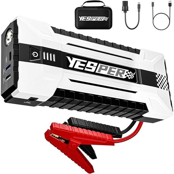 YESPER 4120A 12V Car Jump Starter with Carry Case
