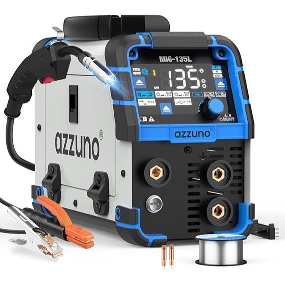 AZZUNO MIG Welder 135Amp 3-in-1 Gasless Welding Machine
