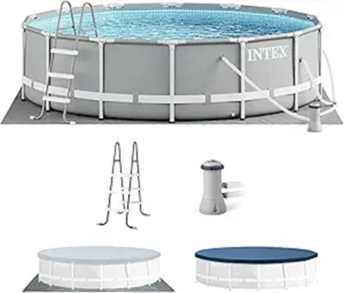 Intex 14ft Above Ground Pool with Pump