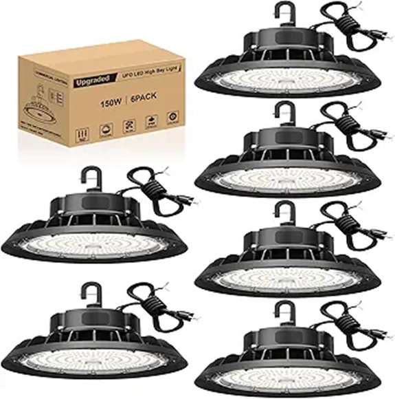 UFO LED High Bay Light 150W 6 Pack