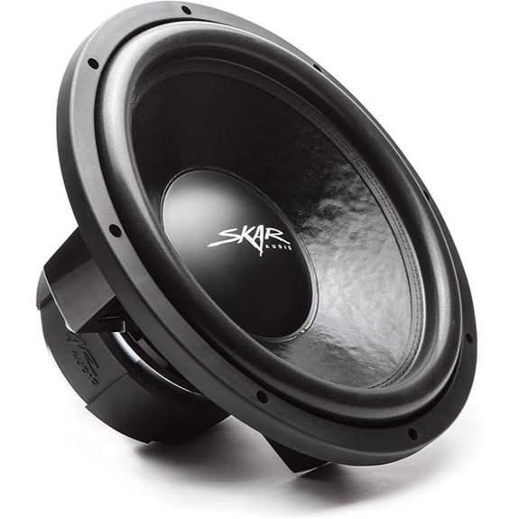 Skar Audio DDX-15 D4 15 1500 Watt Max Power Dual 4 Ohm Car Subwoofer