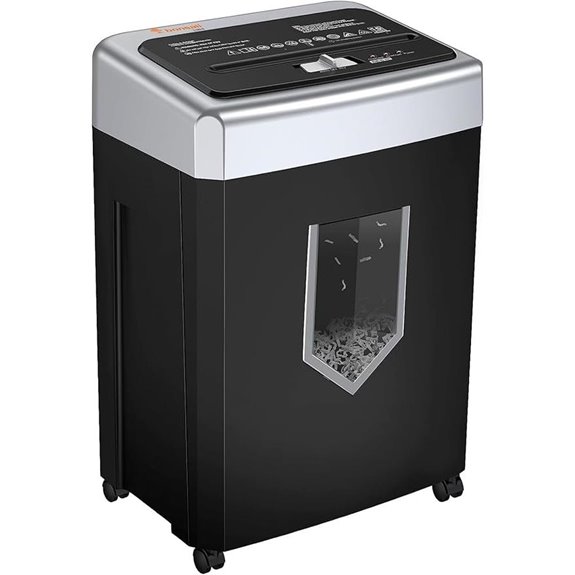 Bonsaii 15-Sheet Crosscut Office Paper Shredder
