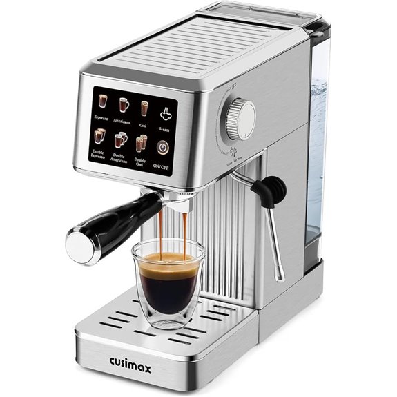 CUSIMAX 20Bar Espresso Machine with Steam Wand