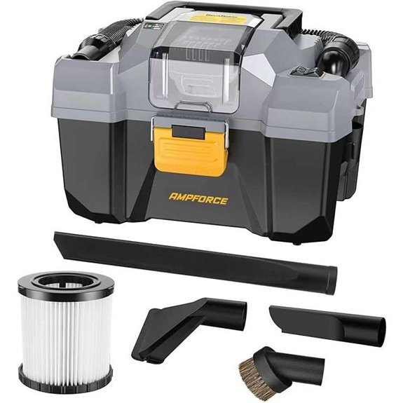 20V Cordless Wet Dry Vacuum with Nozzles