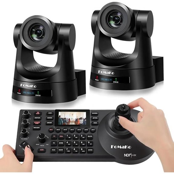 FoMaKo PTZ Camera 20x Optical Zoom with AI Tracking