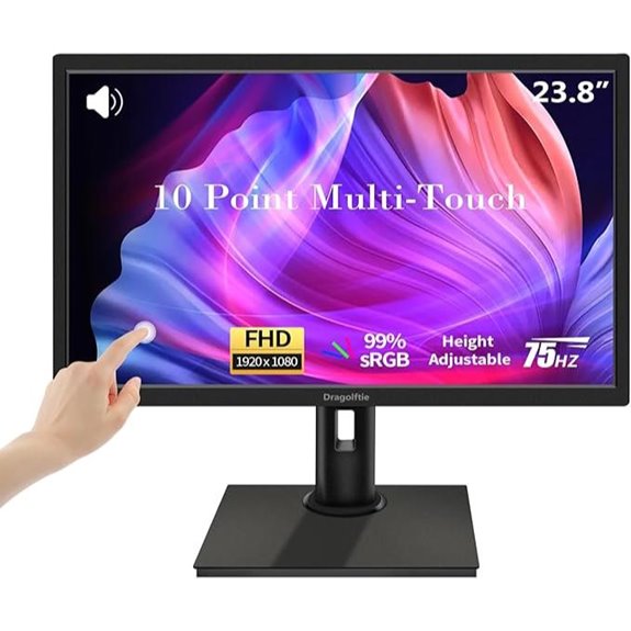 23.8-Inch Touchscreen Monitor with Adjustable Stand