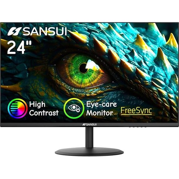 SANSUI 24-Inch Eye Care Monitor with HDMI/VGA