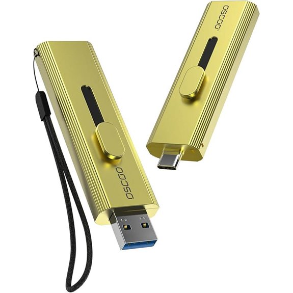 2TB External SSD with Dual USB-C & A Ports