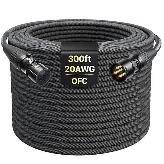 XLR 300ft Microphone Cable with Gold Connectors