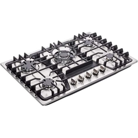 30-inch 5-Burner Dual Fuel Gas Cooktop