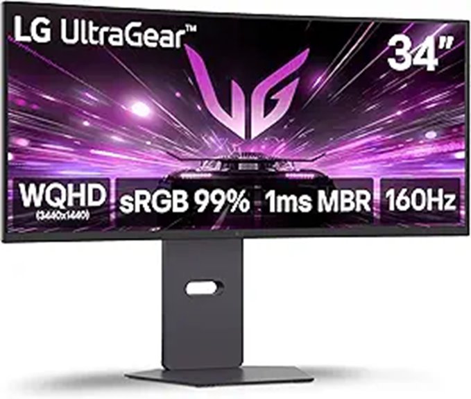 LG Ultragear 34-Inch Curved Gaming Monitor