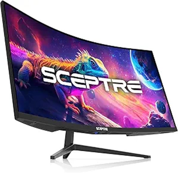 Sceptre 34-Inch Ultrawide Curved WQHD Monitor