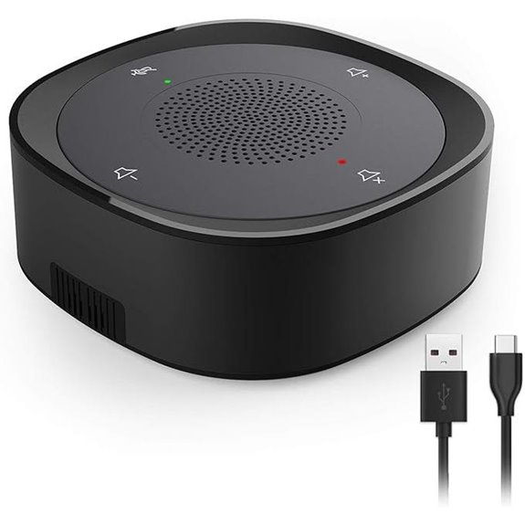 USB Conference Speakerphone with 360° Voice Pickup