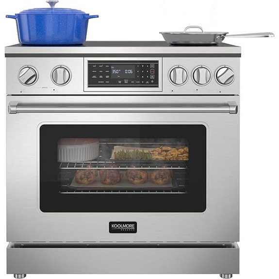 KoolMore 36 Professional Induction Range with Convection Oven