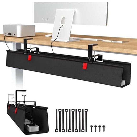 Univivi 36 Under Desk Cable Management Tray