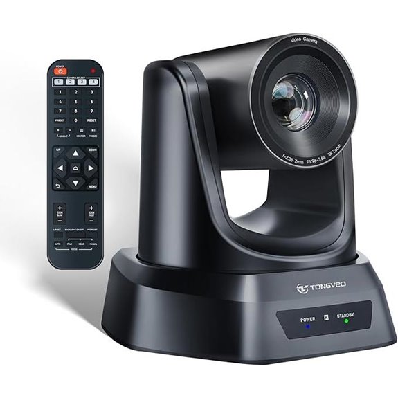 TONGVEO 3X Optical Zoom PTZ Camera for Streaming