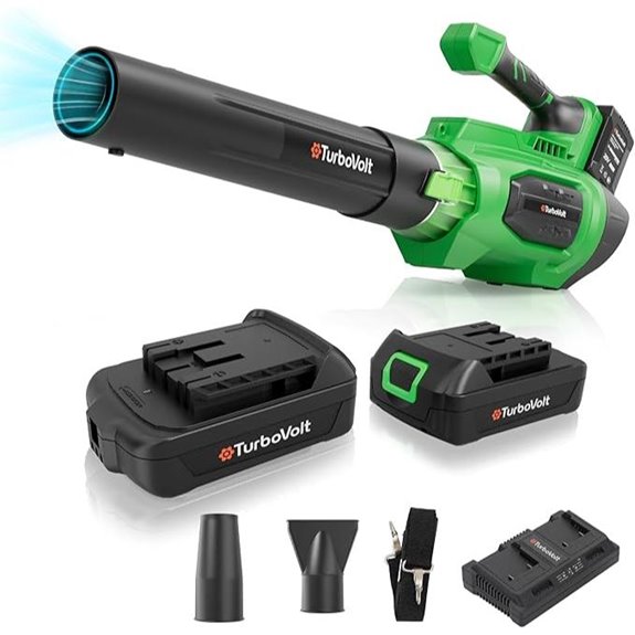 40V Cordless Leaf Blower with Batteries and Charger