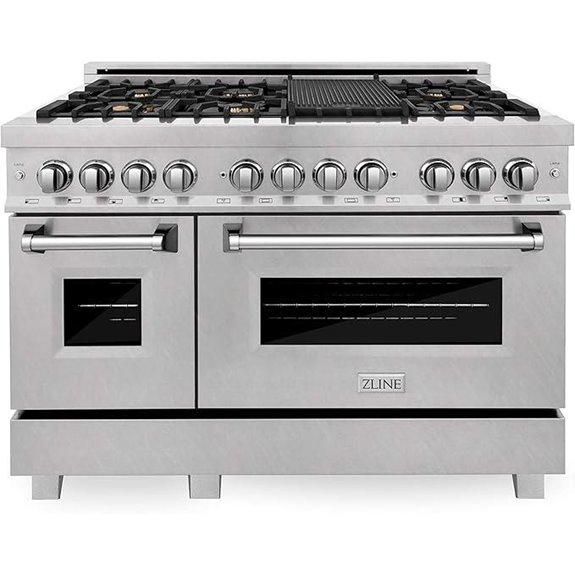 ZLINE 48-Inch Dual Fuel Range with 2 Ovens
