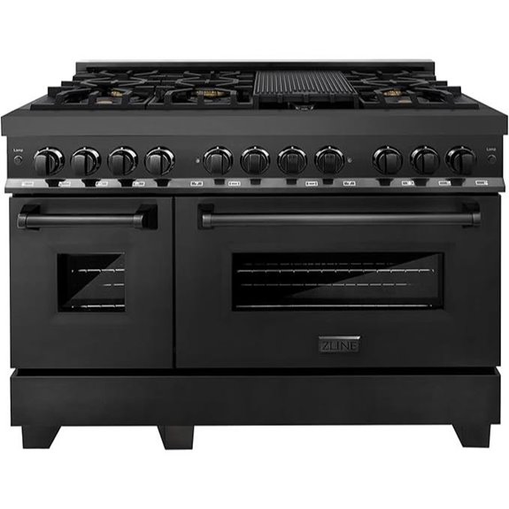 ZLINE 48-Inch Dual Fuel Range with 6 Burners