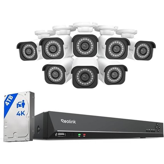 REOLINK 4K Security Camera System with 16CH NVR