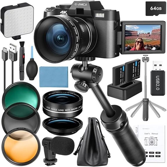 TURE 4K Digital Camera for Photography & Vlogging