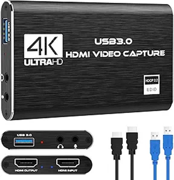 4K HDMI Capture Card for Switch and PC Gaming