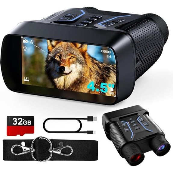 Night Vision Binoculars with 4K Video and 36MP Images