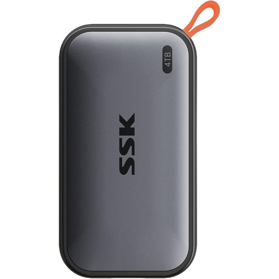 SSK 4TB External SSD Drive with USB-C & USB-A