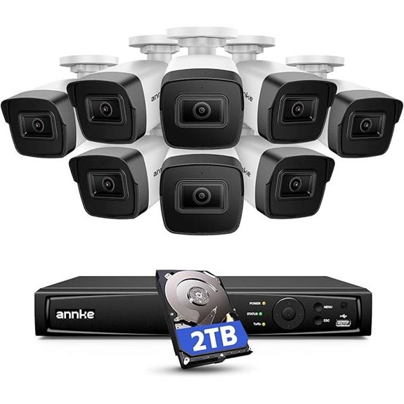 ANNKE 5MP Security Camera System with 16CH NVR