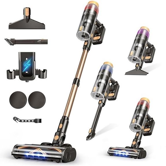 Cordless Vacuum Cleaner 600W 50KPA Touch Screen