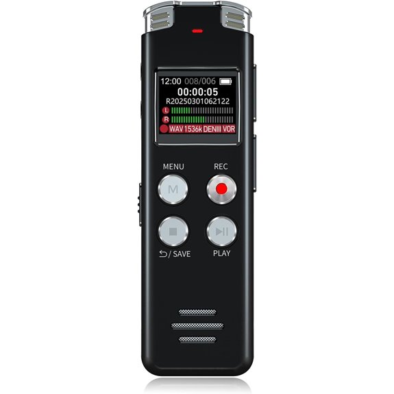 EVISTR 64GB Digital Voice Recorder with USB