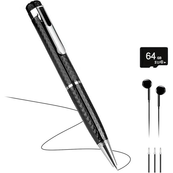 64GB Noise-Canceling Voice Recorder for Meetings