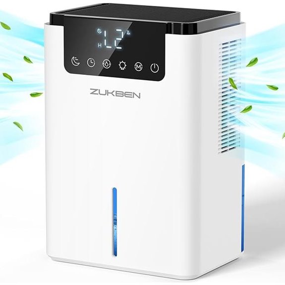 Dehumidifier with 75 oz Tank 7 Color LED
