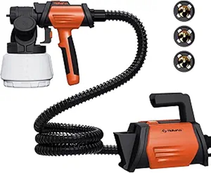Tilswall 800W HVLP Paint Sprayer with Nozzles