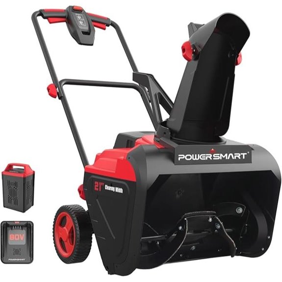 PowerSmart 80V Cordless Snow Blower with Battery
