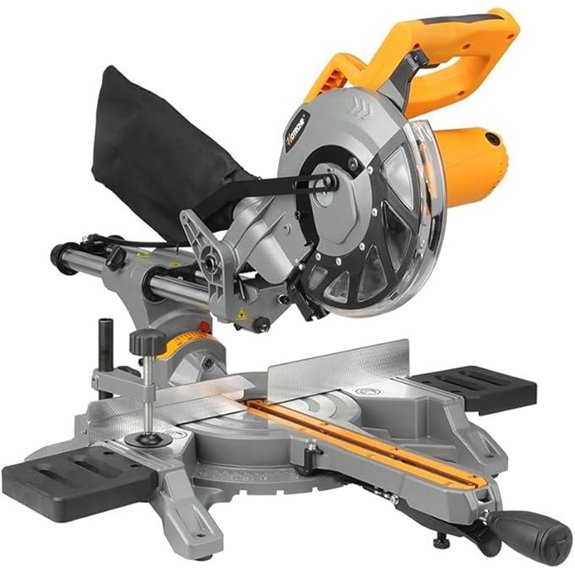Hoteche 8.25-Inch Laser Miter Saw for Wood & Metal
